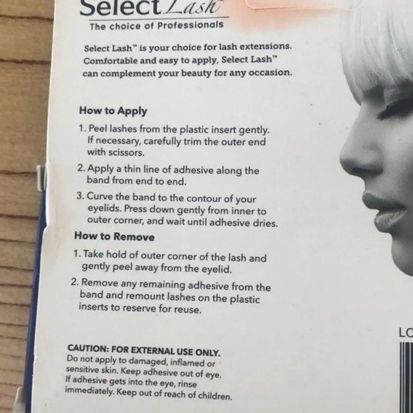 Select Lash Glitter Lashes False Eyelashes with Eyelash Glue Set - Picture 6 of 9